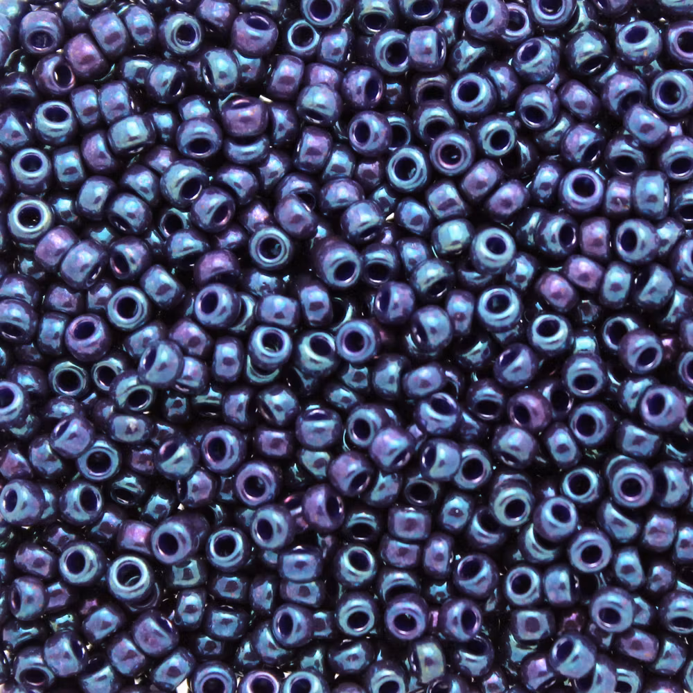 Opaque Eggplant Luster 11-1899 Miyuki Seedbeads 11/0 10g
