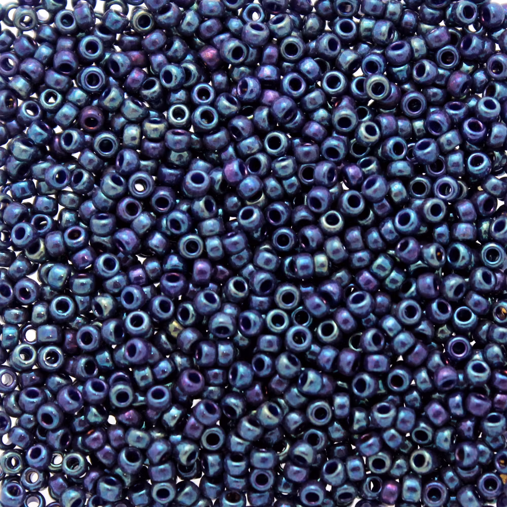 Opaque Eggplant Luster 15-1899 Miyuki Seedbeads 15/0 5g