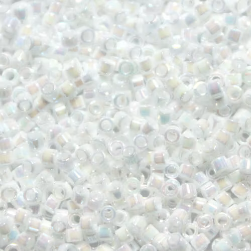 White Pearl AB DB-0202 Delica 11/0 5g