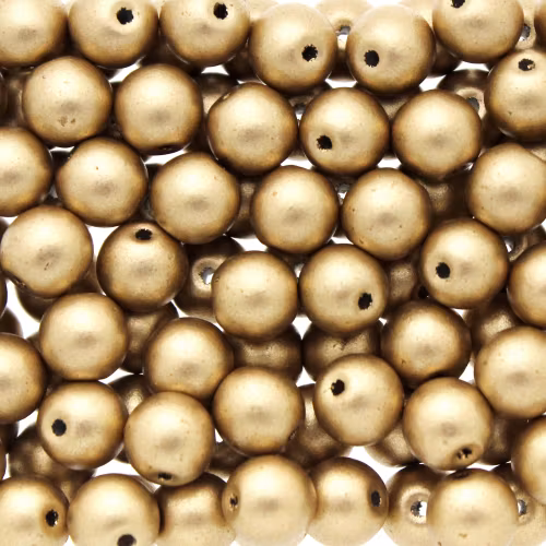 Aztec Gold Runda/Druks 6mm 50st