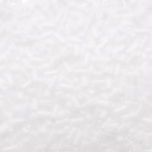 Opaque White BGL1-0402 Miyuki Bugle Beads 3mm 10g