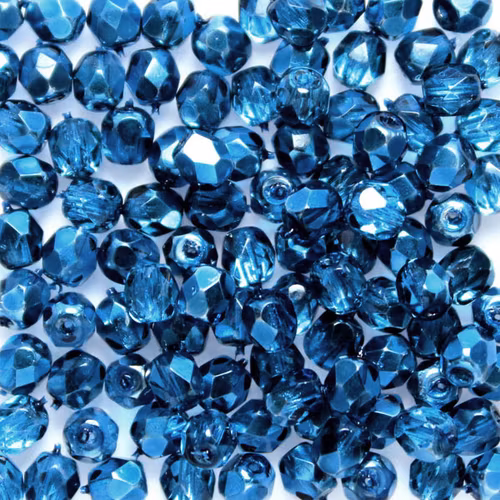 Aqua Metallic Ice Fire Polish 3mm 100st