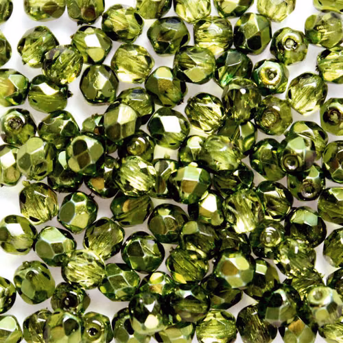 Olive Metallic Ice Fire Polish 3mm 100st