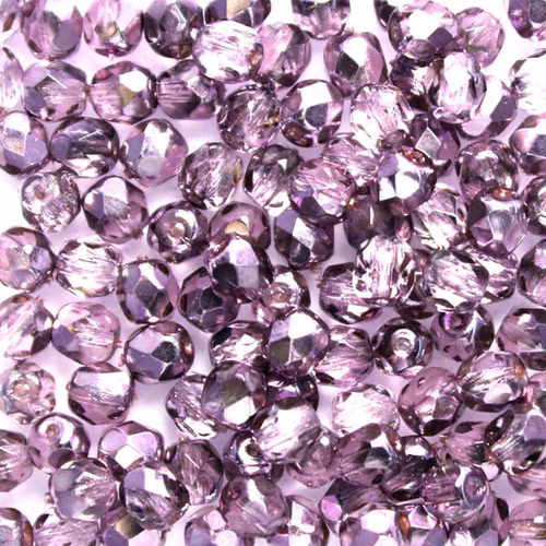 Lilac Metallic Ice Fire Polish 4mm 100st