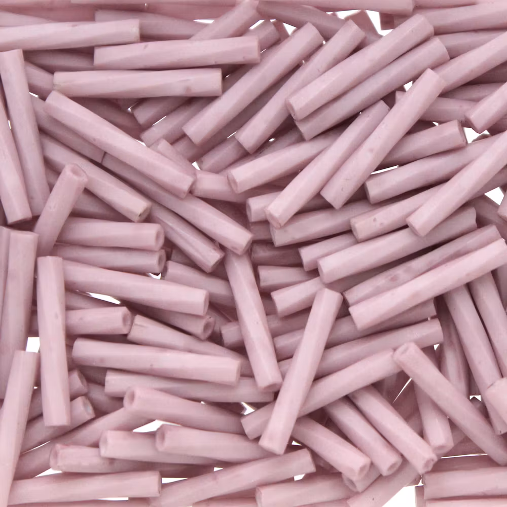 Matte Opaque Rose 2024 Miyuki Twisted Bugle Beads 2x12mm 10g