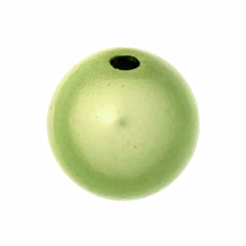 Lime Miracle Rund Acrylpärla 18mm 1st