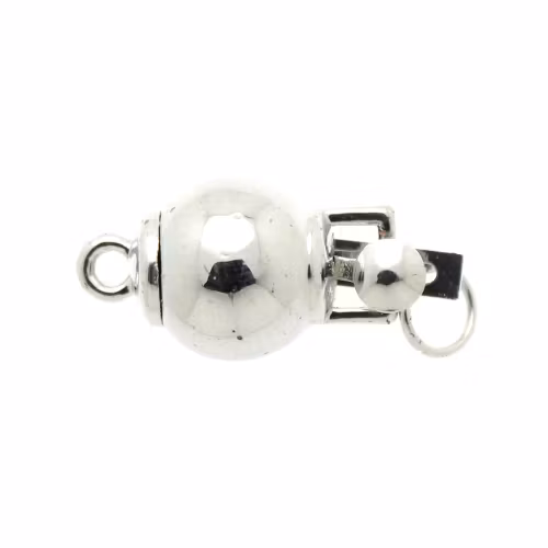 Mörkt Silverfärgat Boxlås Slät Rund 8x18mm 1st