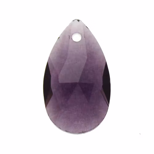 Purple Pear Pendant 22x13mm 1st
