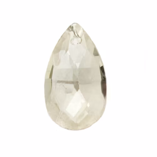 Crystal Luster Pear Pendant 16x9mm 1st