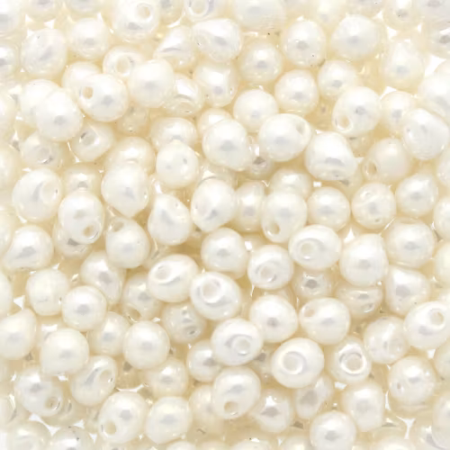 Opaque Dark Ivory Pearl DP-0421D Miyuki Drops 3,4mm 10g