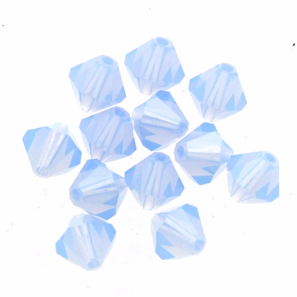 Light Sapphire Opal Preciosa Bicone 6mm 12st