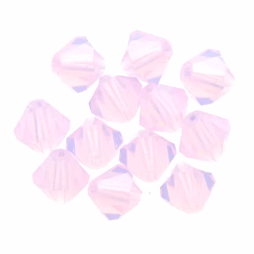 Rose Opal Preciosa Bicone 6mm 12st