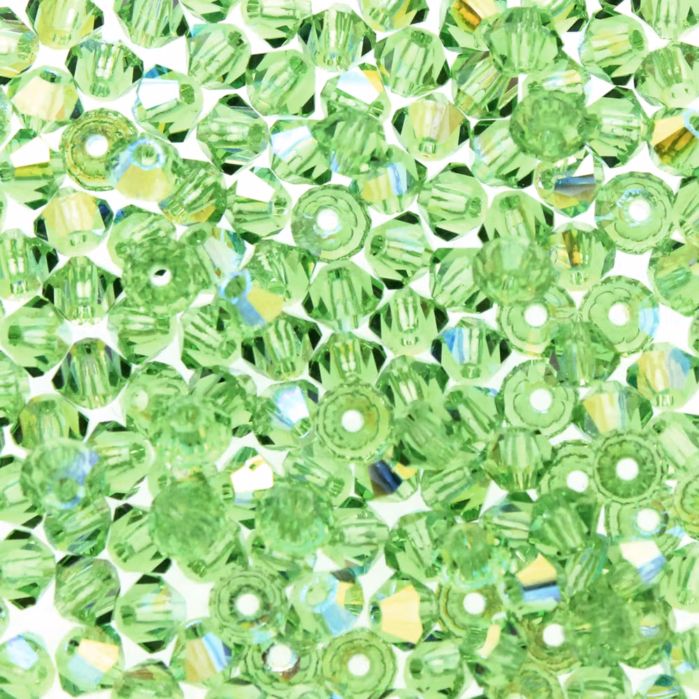 Peridot AB Preciosa Bicone 3mm 24st