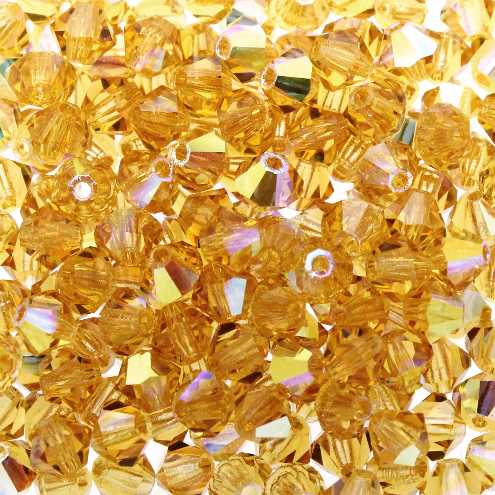 Topaz AB Preciosa Bicone 4mm 24st