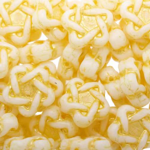 Opaque White Lemon Elegant Star 3st