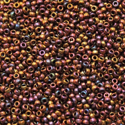 Metallic Gold Iris 15-0462 Miyuki Seedbeads 15/0 5g