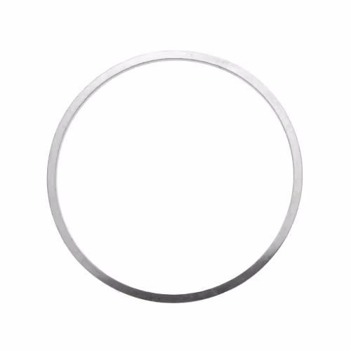 Mörkt Silverfärgad 304 Rostfritt Stål 30mm Metallram Rund 1st