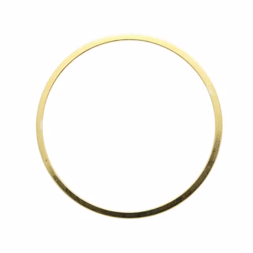 Guldfärgad 30mm Metallram Rund 1st