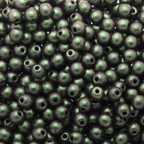 Polychrome Olive Mauve Runda/Druks 4mm 100st