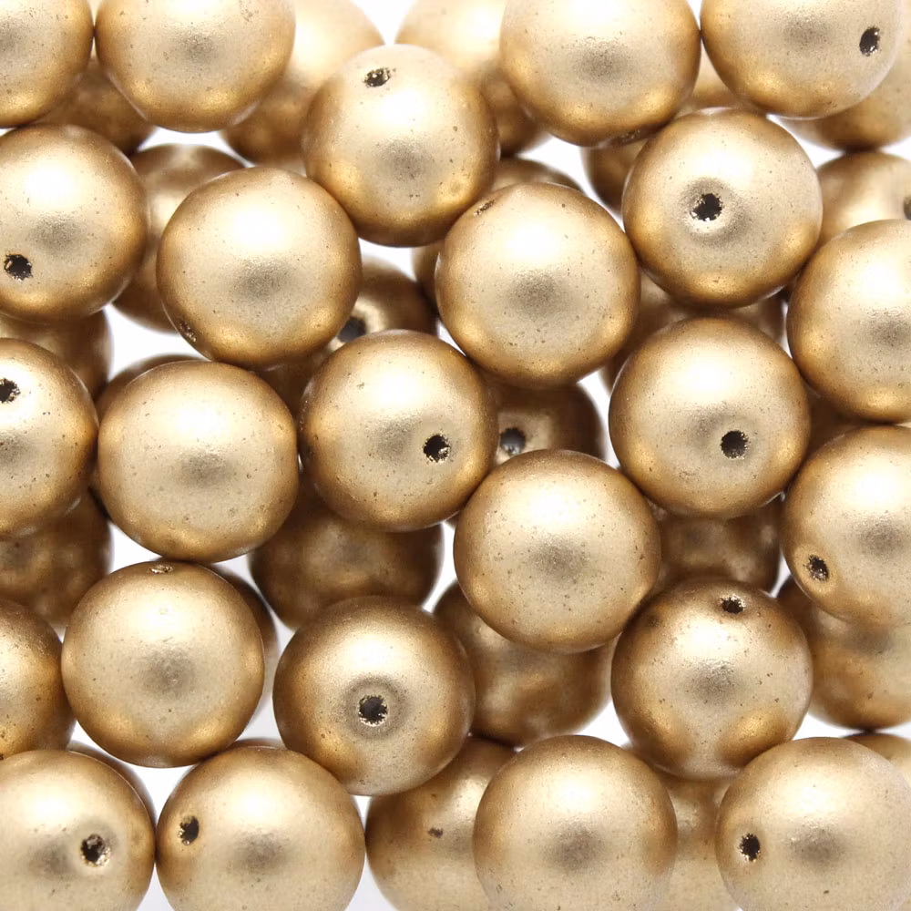 Aztec Gold Runda/Druks 8mm 25st