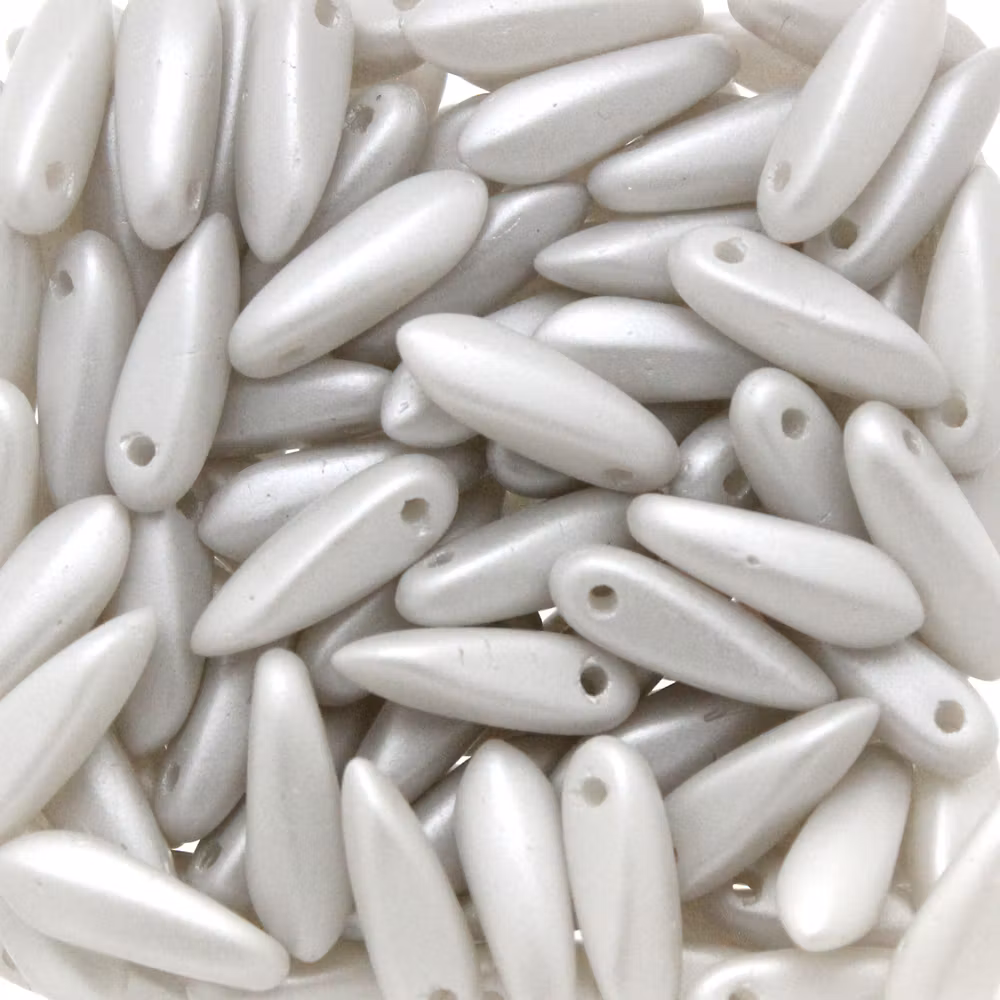 Alabaster Pastel Grey Daggers 3x11mm 5g