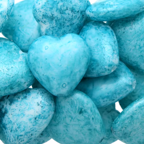 Mishmash Aqua Heart 15x16mm 1st