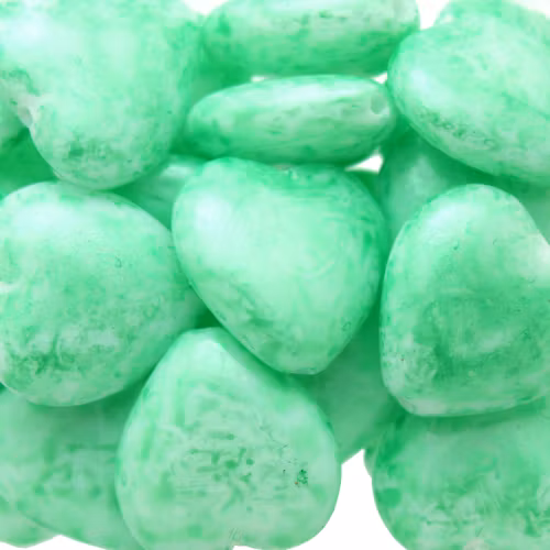 Mishmash Green Heart 15x16mm 1st