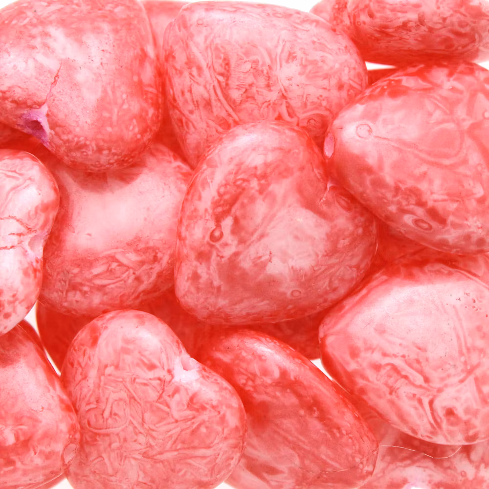 Mishmash Dark Peach Heart 15x16mm 1st