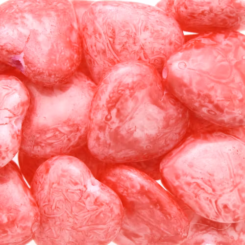 Mishmash Dark Peach Heart 15x16mm 1st