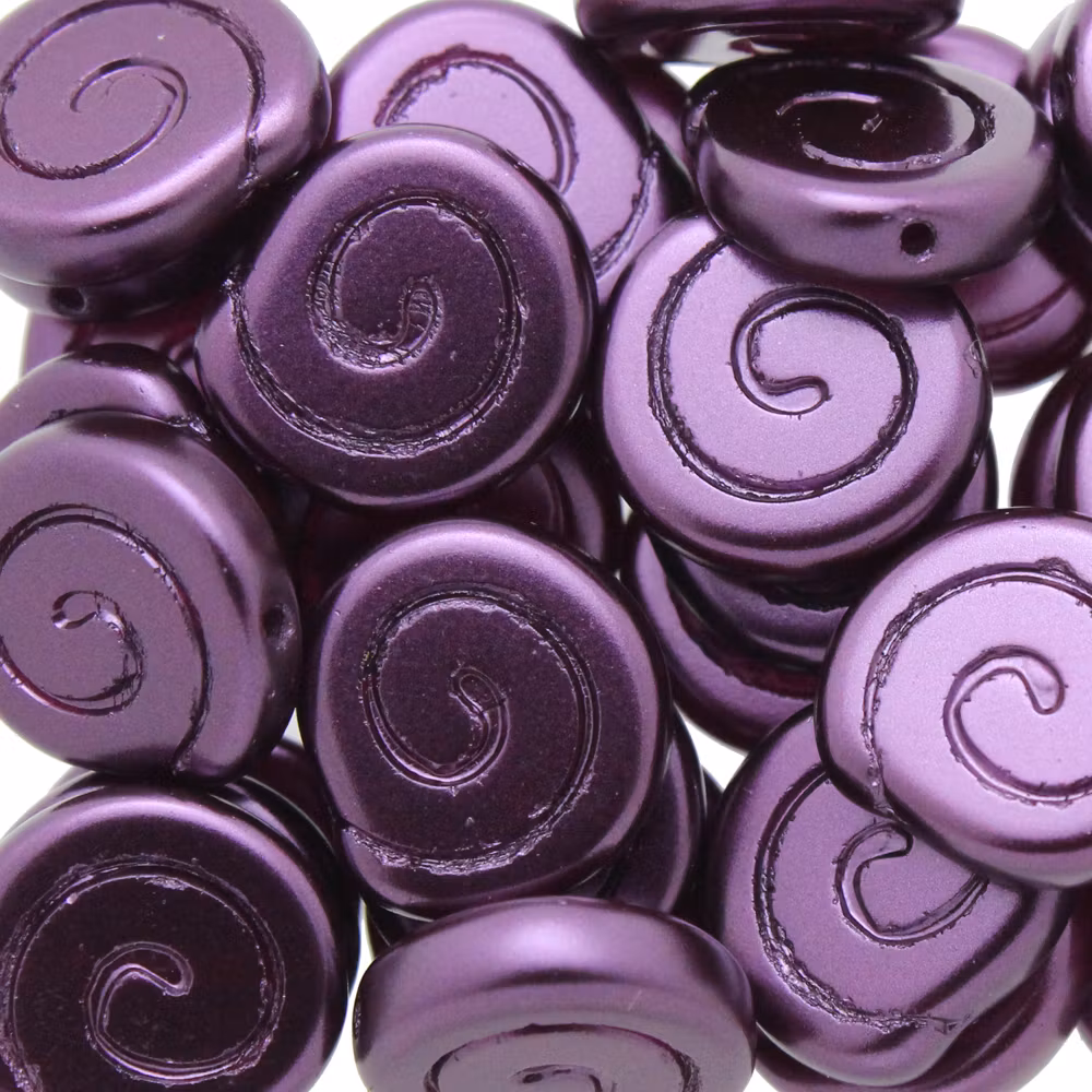 Alabaster Pastel Bordeaux Snails 2st