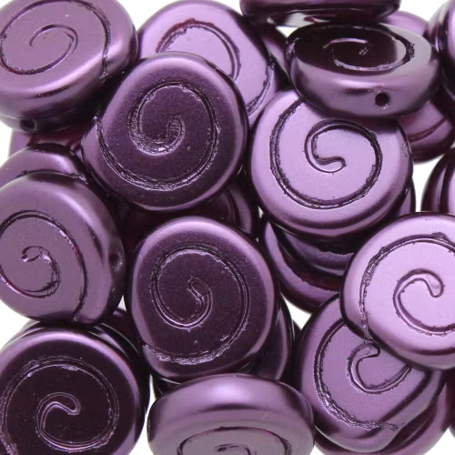 Alabaster Pastel Bordeaux Snails 2st