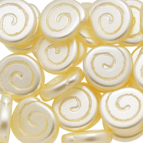 Alabaster Pastel Cream Snails 2st