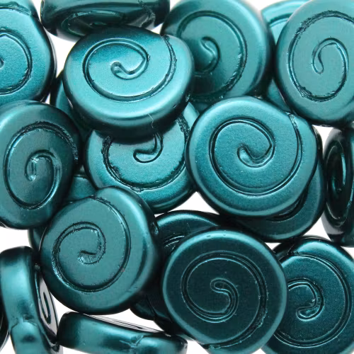 Alabaster Pastel Emerald Snails 2st