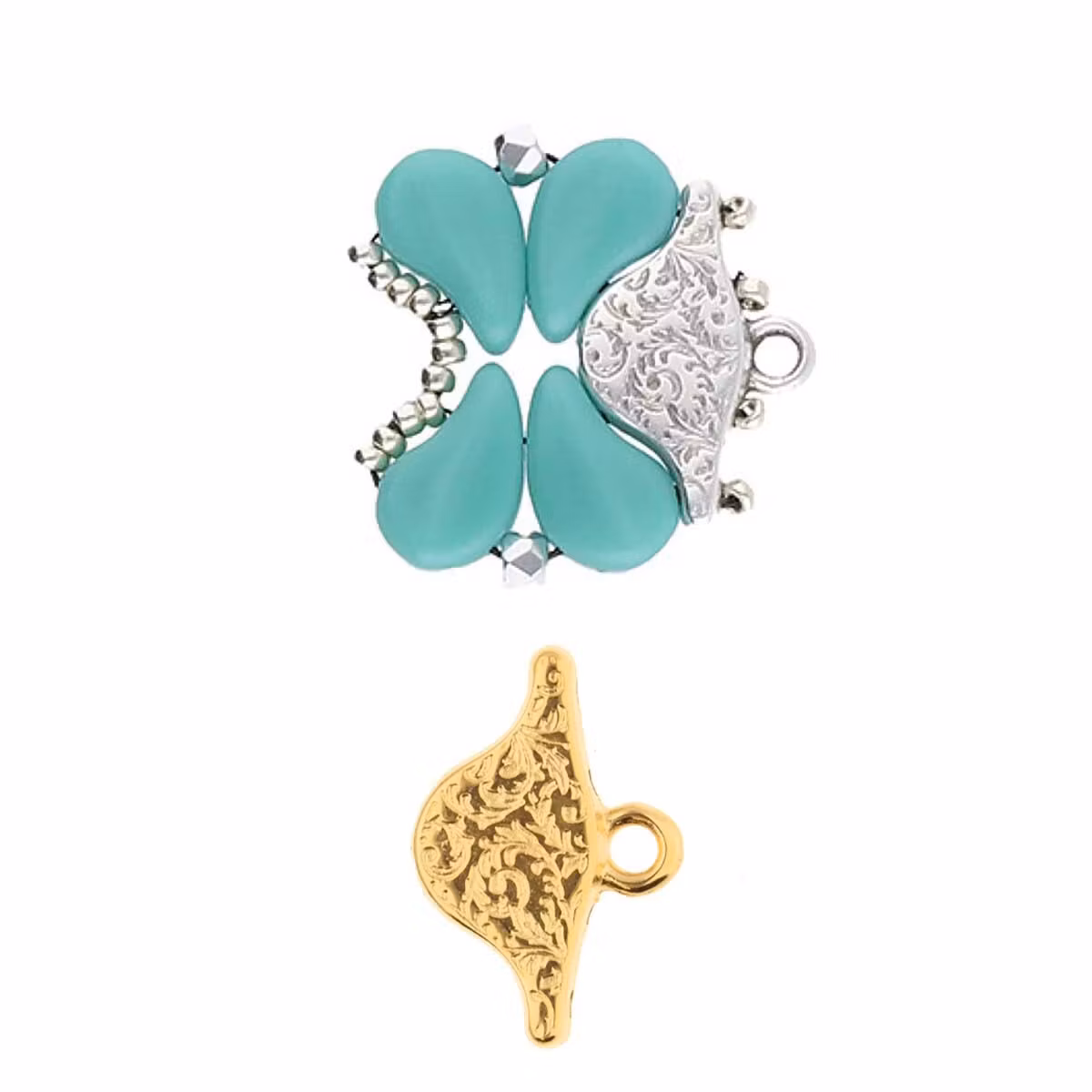 Guldpläterad Aosa Cymbal 2st