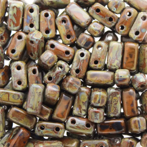 Opaque Umber Picasso Bricks 5g