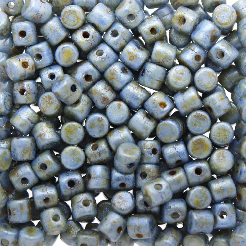 Opaque Blue/Green Spotted Minos 5g