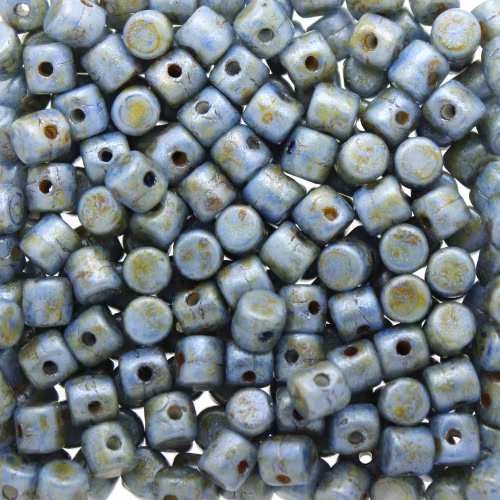 Opaque Blue/Green Spotted Minos 5g
