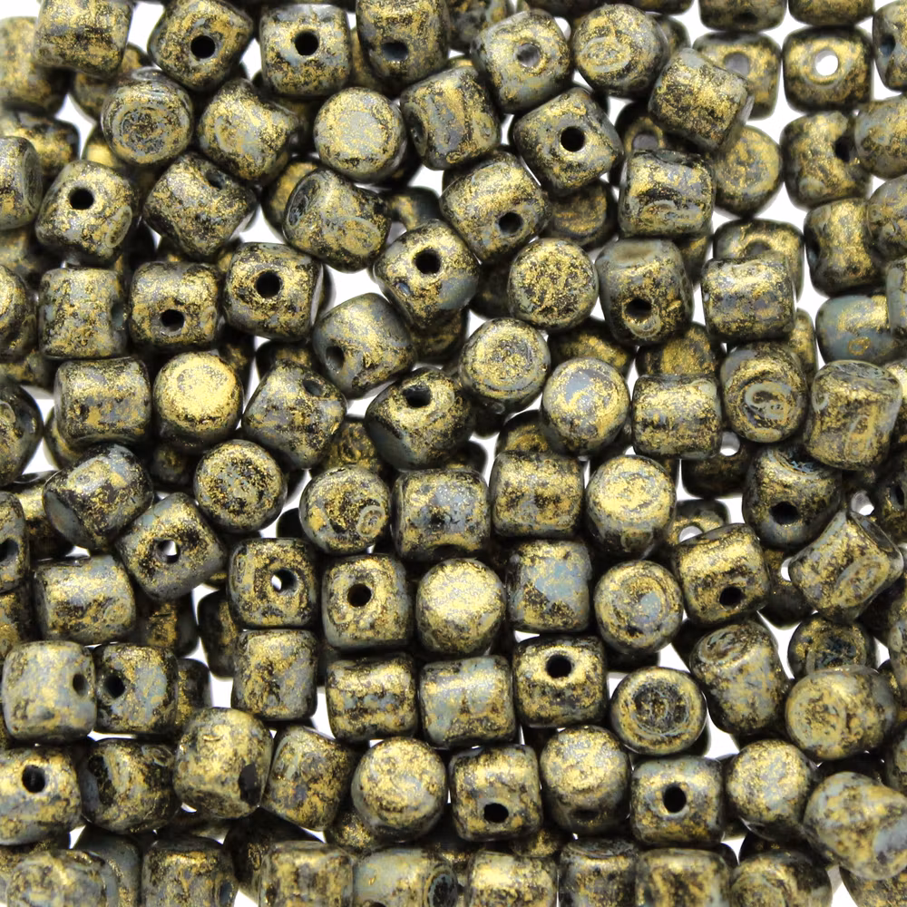 Metallic Mat Old Gold Spotted Minos 5g