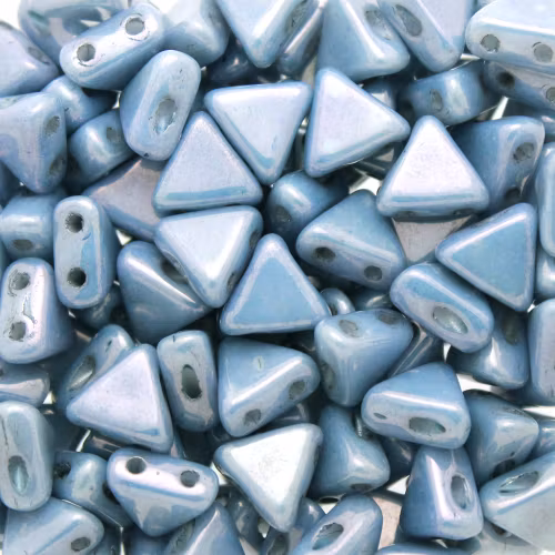Opaque White Blue Luster Khéops 5g