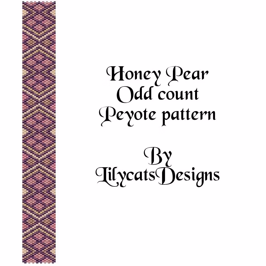 Honey Pear Peyote Armband PDF