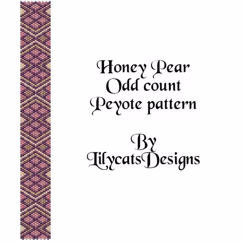 Honey Pear Peyote Armband PDF