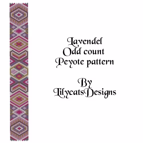 Lavendel Peyote Armband PDF