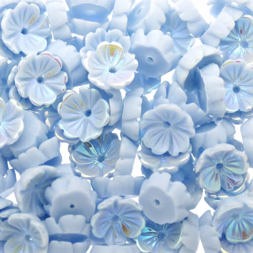 Sapphire AB Blomma Resinpärla 5-bladig 8mm 10st