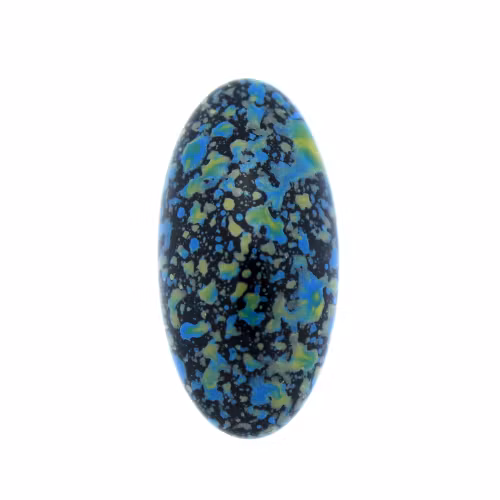 Enamel Blue Yellow Athos Par Puca 20x10x6mm 1st