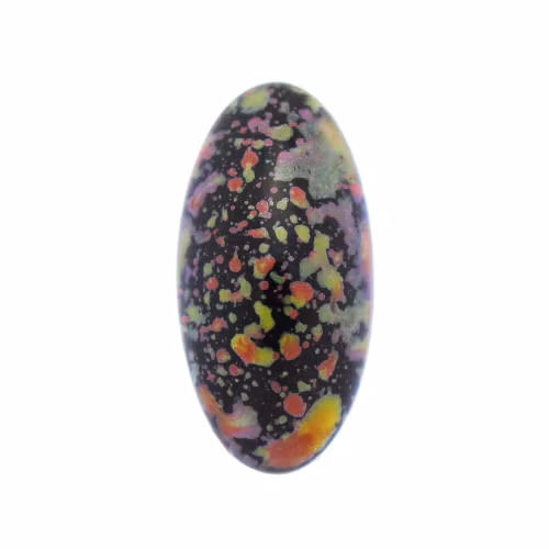 Enamel Yellow Orange Athos Par Puca 20x10x6mm 1st