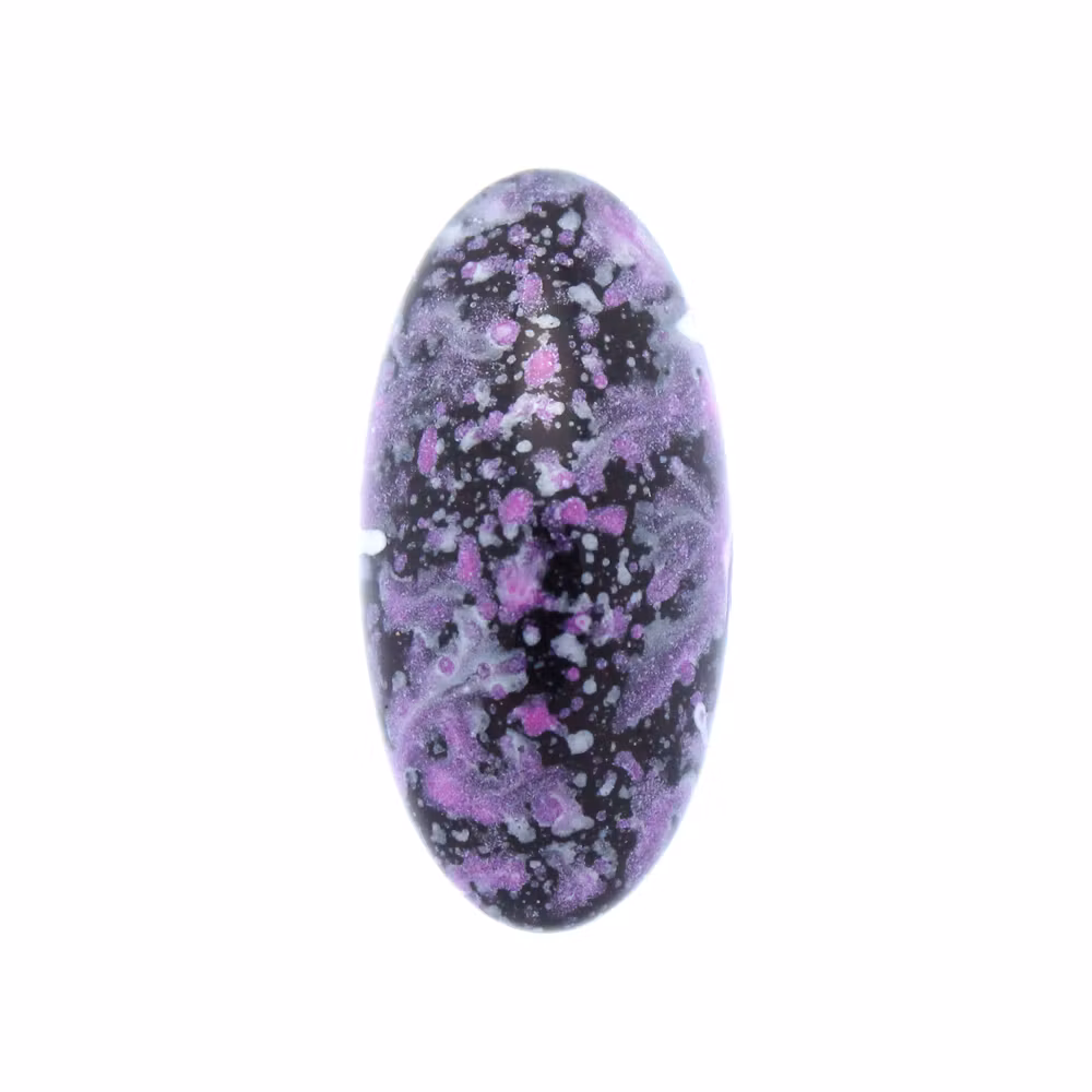 Enamel Pink Silver Athos Par Puca 20x10x6mm 1st