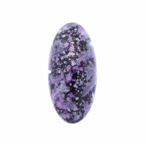 Enamel Pink Silver Athos Par Puca 20x10x6mm 1st