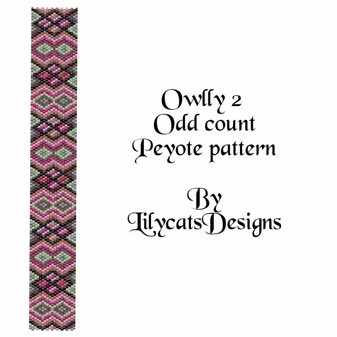 Owlly 2 Peyote Armband PDF