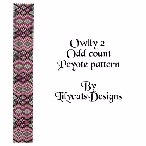 Owlly 2 Peyote Armband PDF