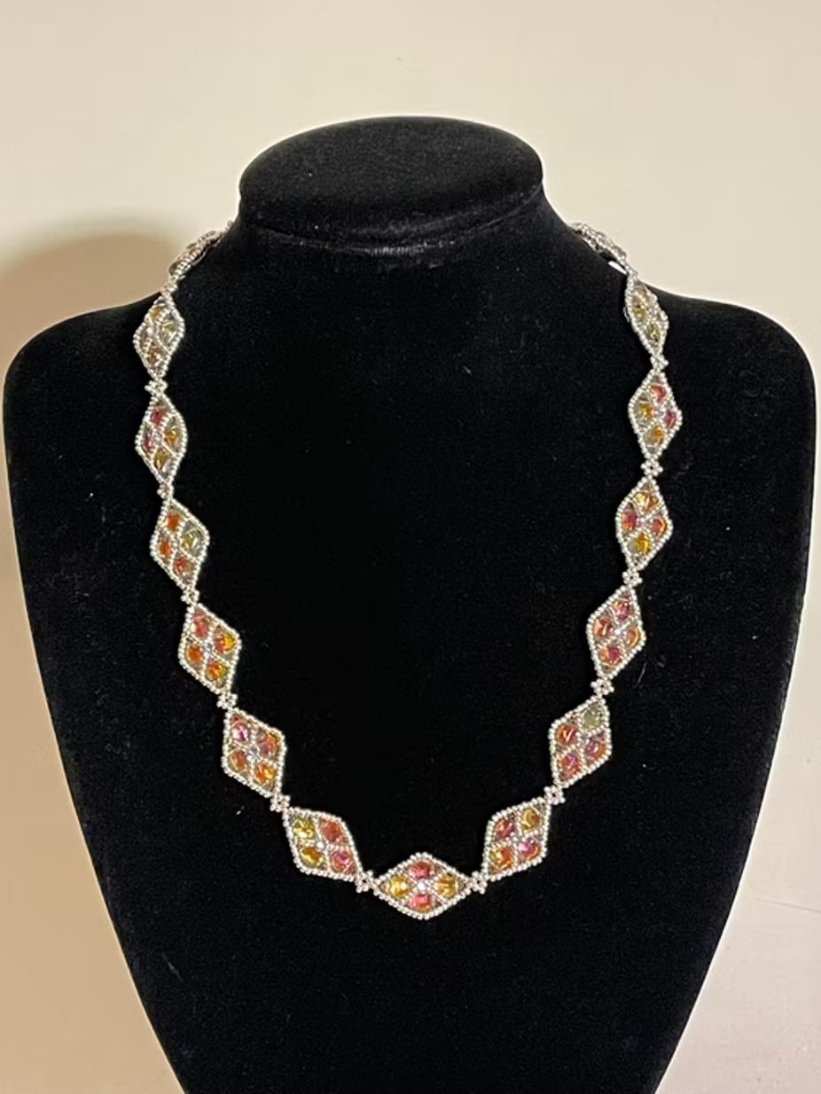 Harlequin Set Halsband Örhängen Armband PDF
